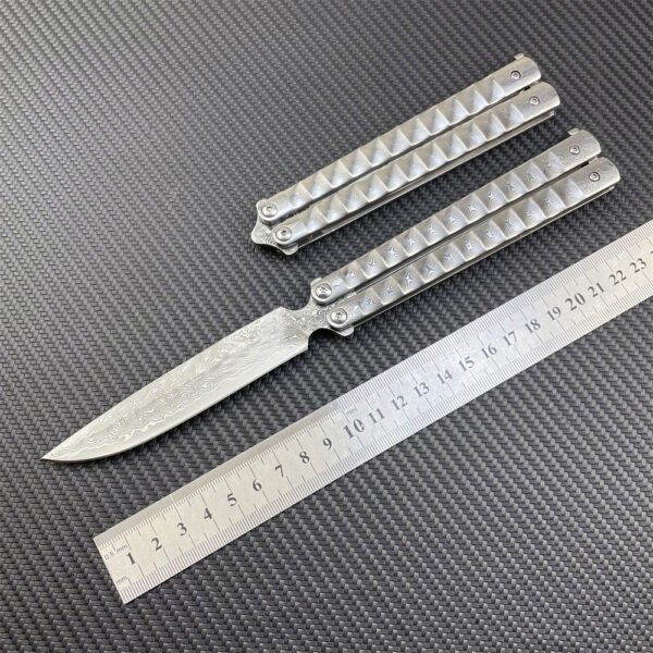 Damascus Steel Balisong