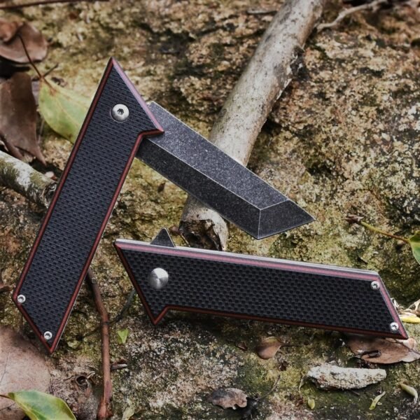Stonewashing Folding Knife