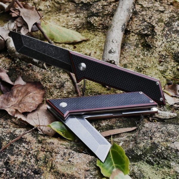 Stonewashing Folding Knife