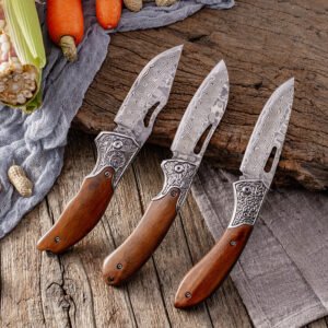 Damascus Folding Knife