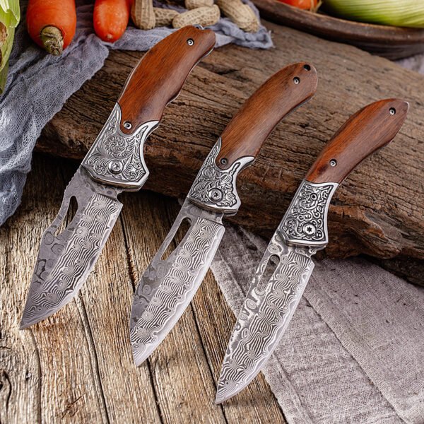 Damascus Folding Knife