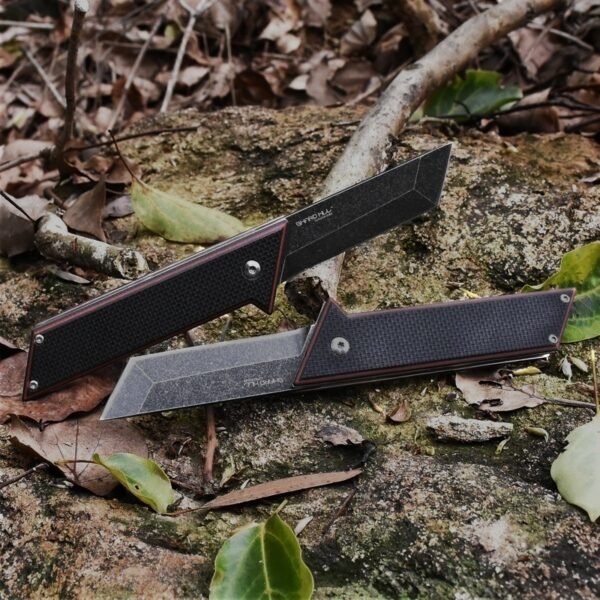 Stonewashing Folding Knife