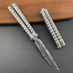 Damascus Steel Balisong