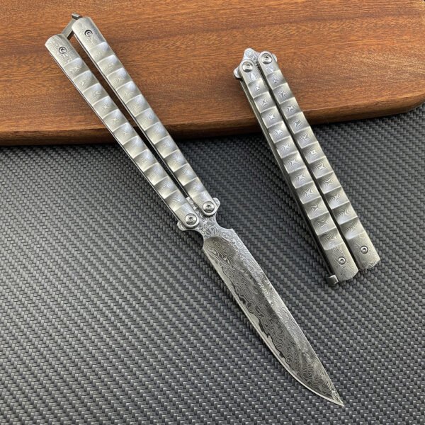 Damascus Steel Balisong
