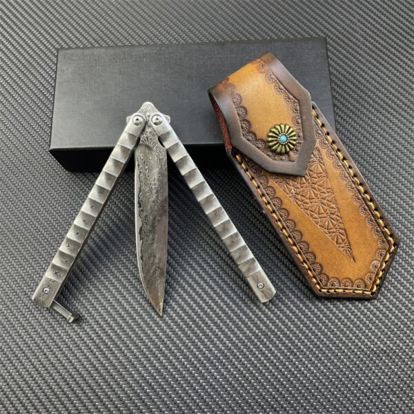 Damascus Steel Balisong