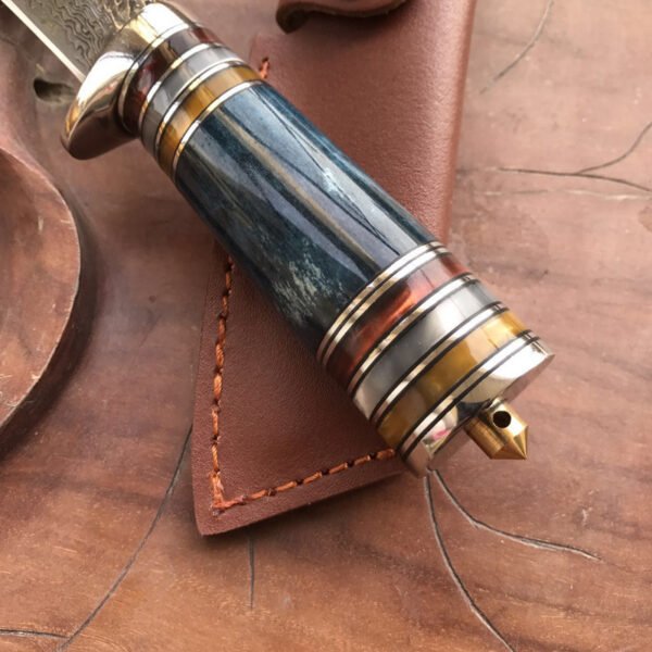 Damascus Straight Knife