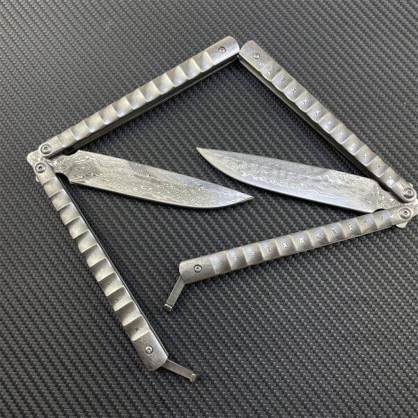Damascus Steel Balisong