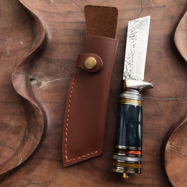 Damascus Straight Knife