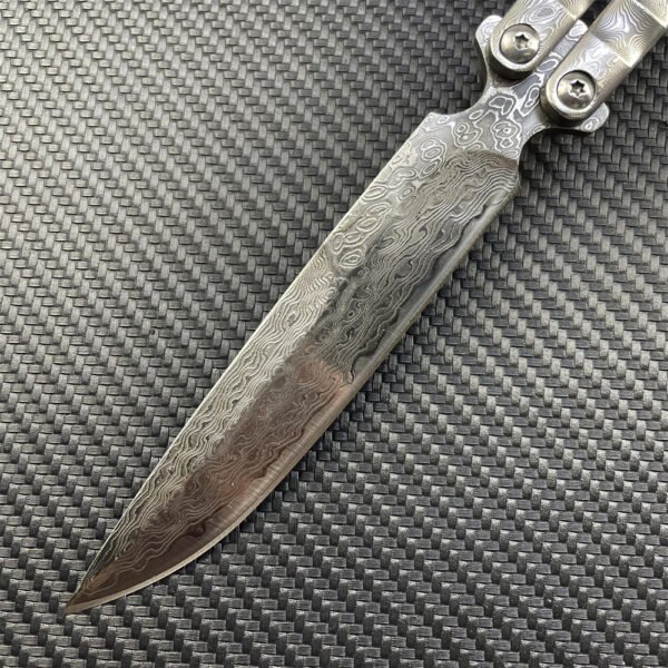 Damascus Steel Balisong